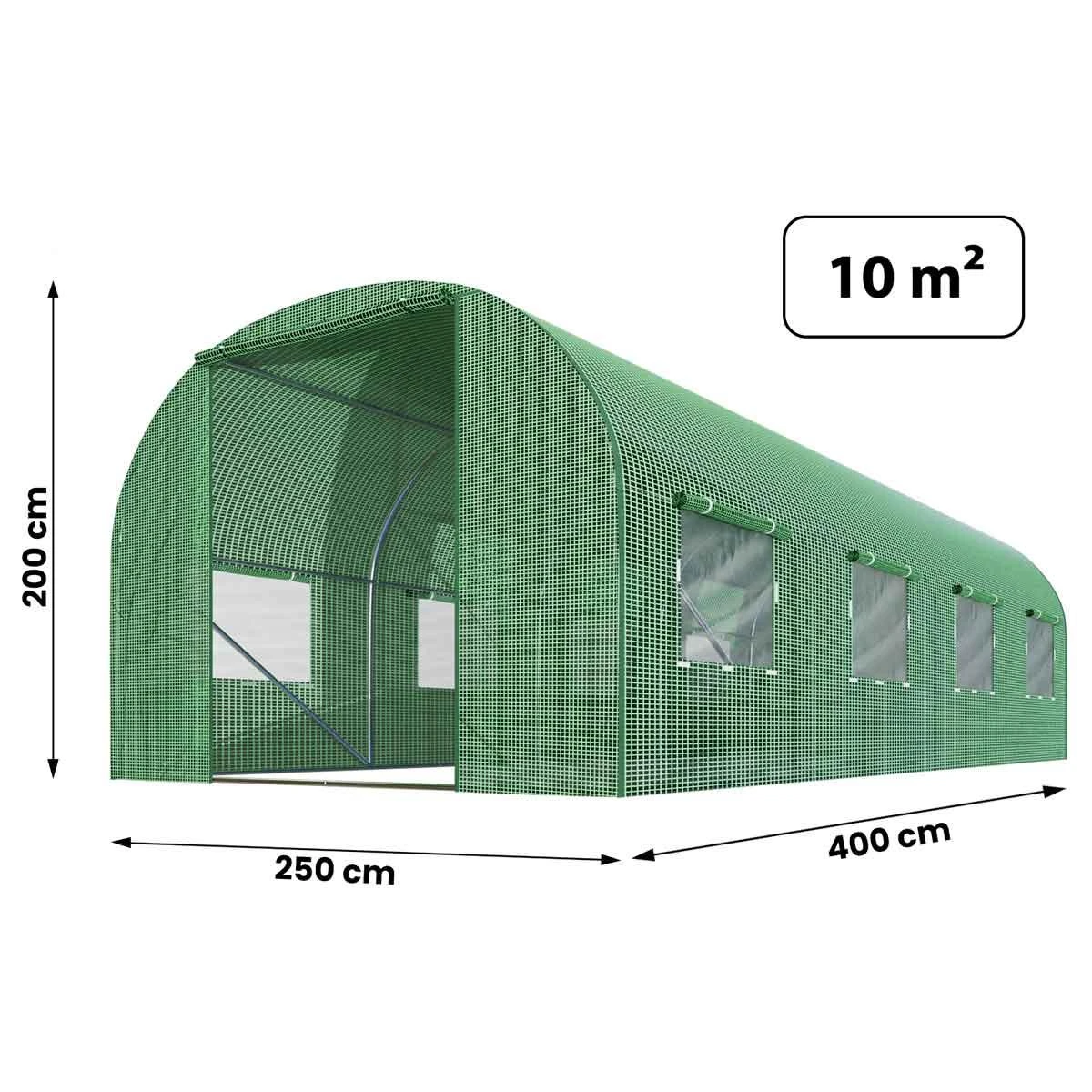Sodo tunelio folija 2,5x4m (10m2) Plonos