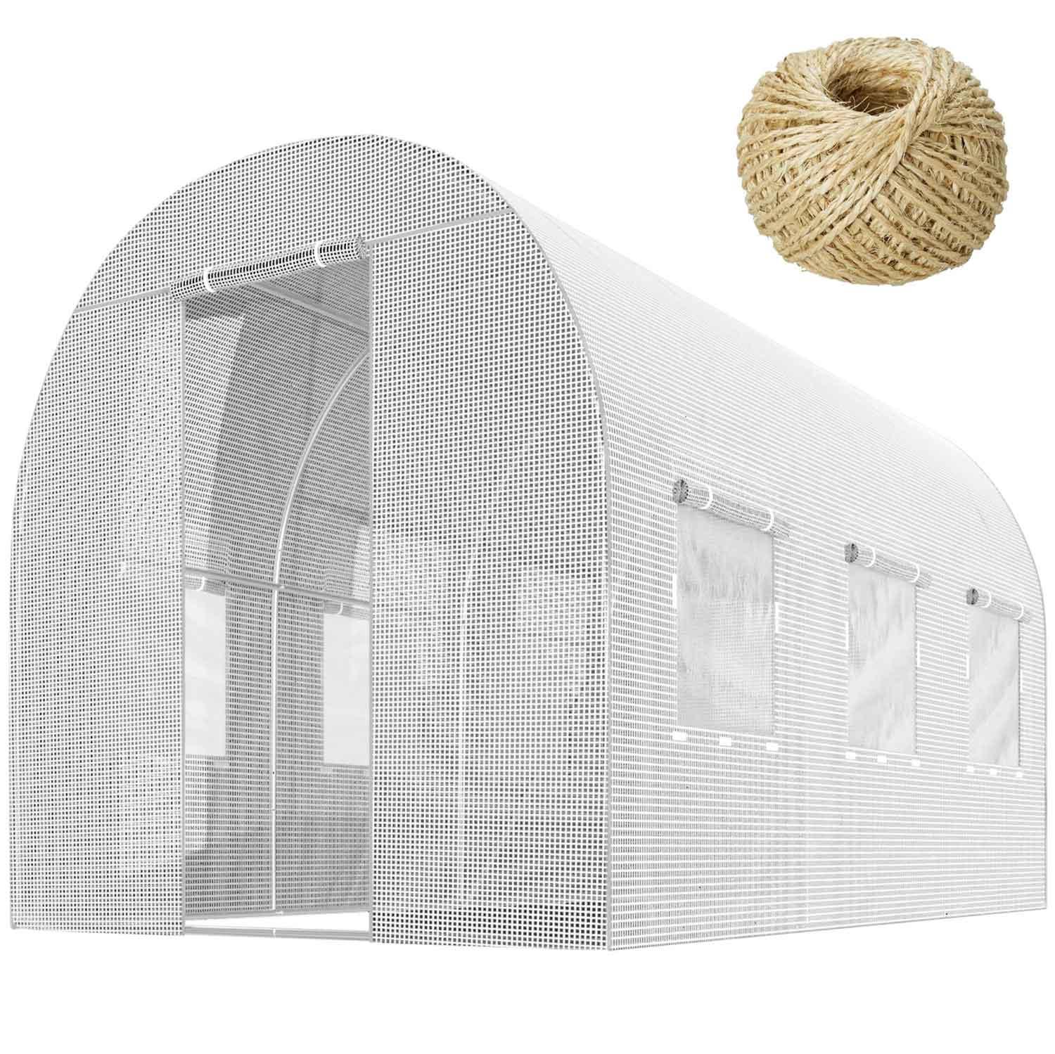 Sodo tunelio folija 2x3,5m (7m2) balta Plonos