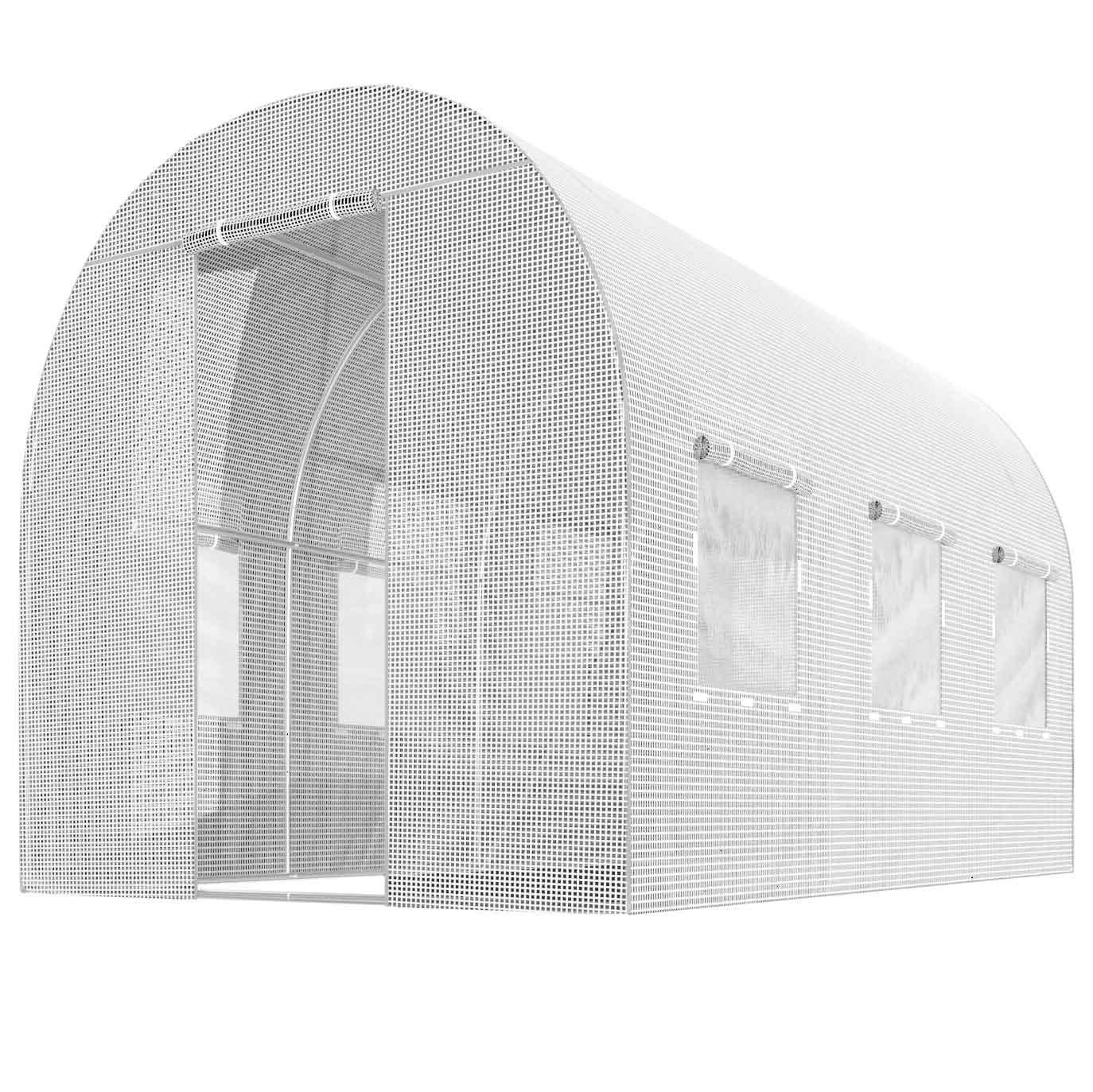 Sodo tunelio folija 2x3,5m (7m2) balta Plonos