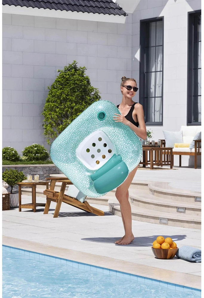 BESTWAY 43097 pripučiamas fotelis su atlošu