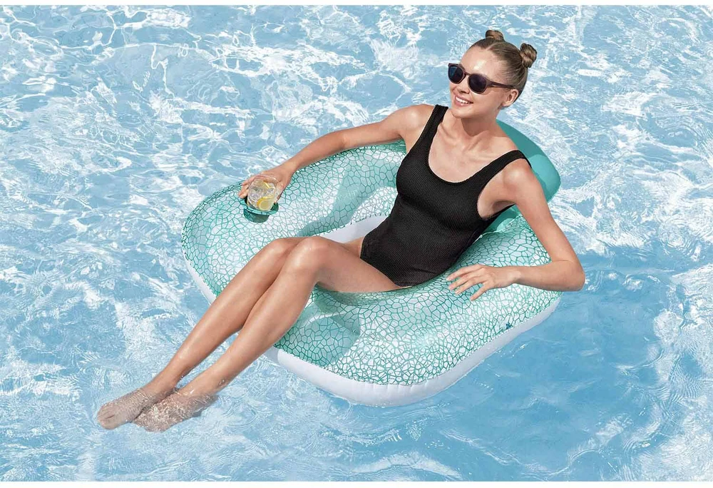 BESTWAY 43097 pripučiamas fotelis su atlošu