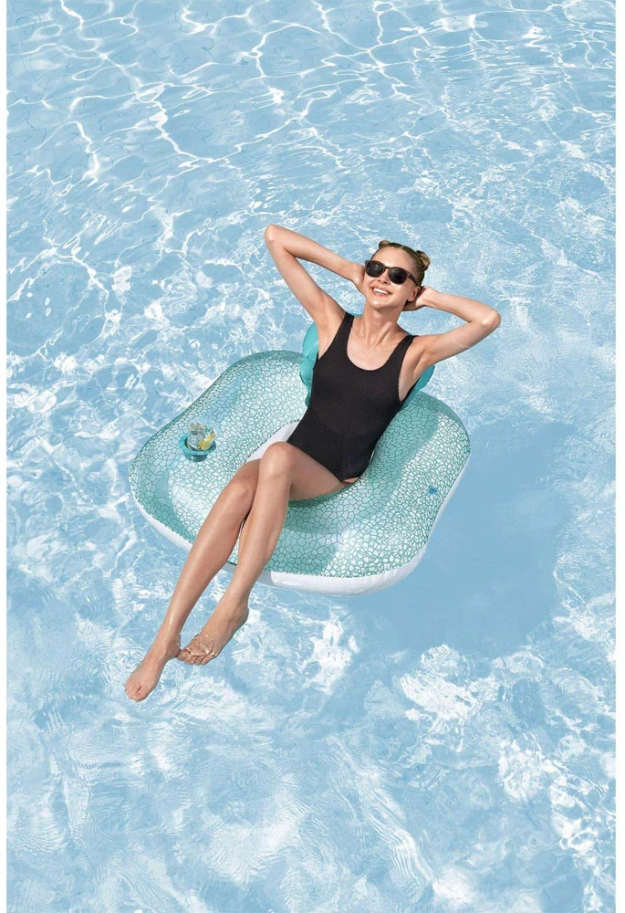 BESTWAY 43097 pripučiamas fotelis su atlošu