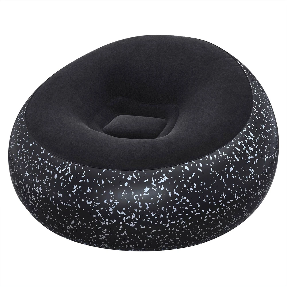 Pripučiamas krėslas Bestway, juodas, 116 cm x 116 cm x 66 cm