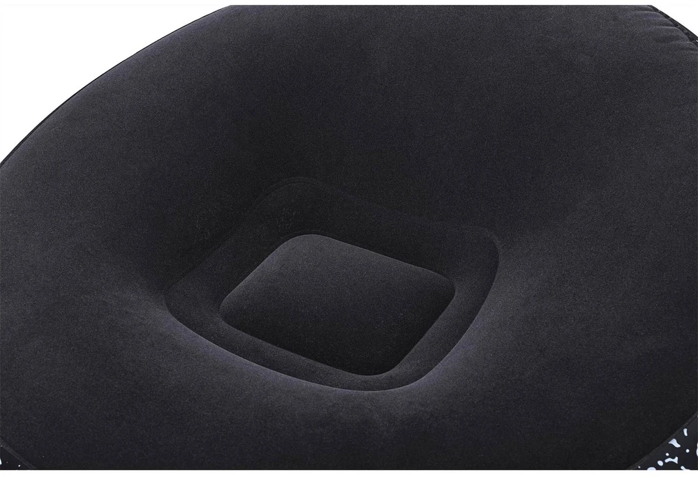 Pripučiamas krėslas Bestway, juodas, 116 cm x 116 cm x 66 cm