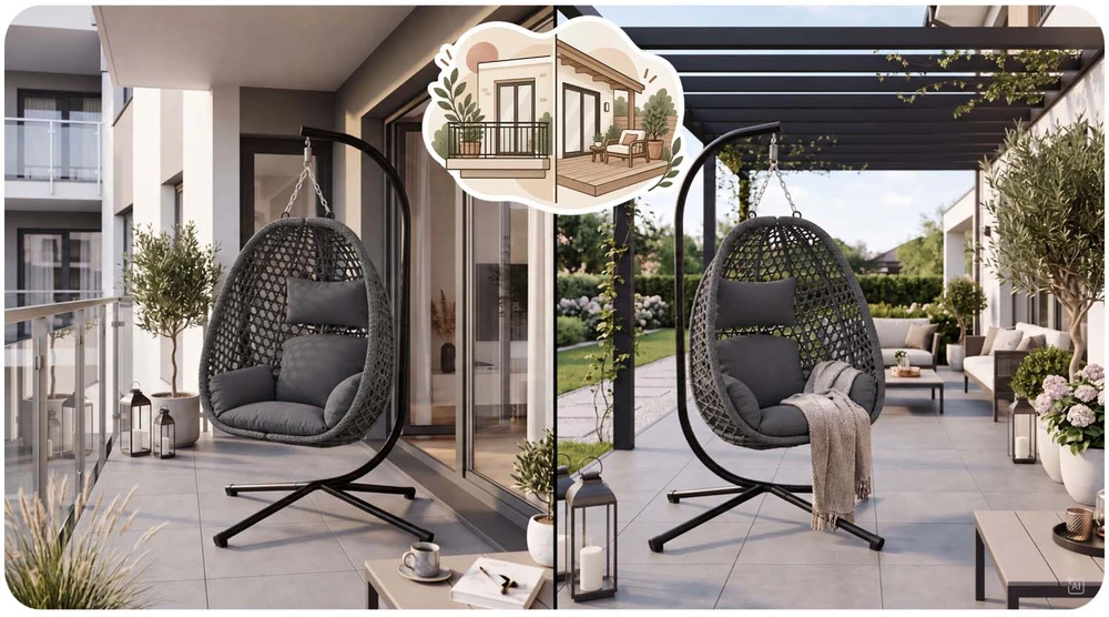 Pakabinama sodo kėdė Veneziana Sofotel 290602