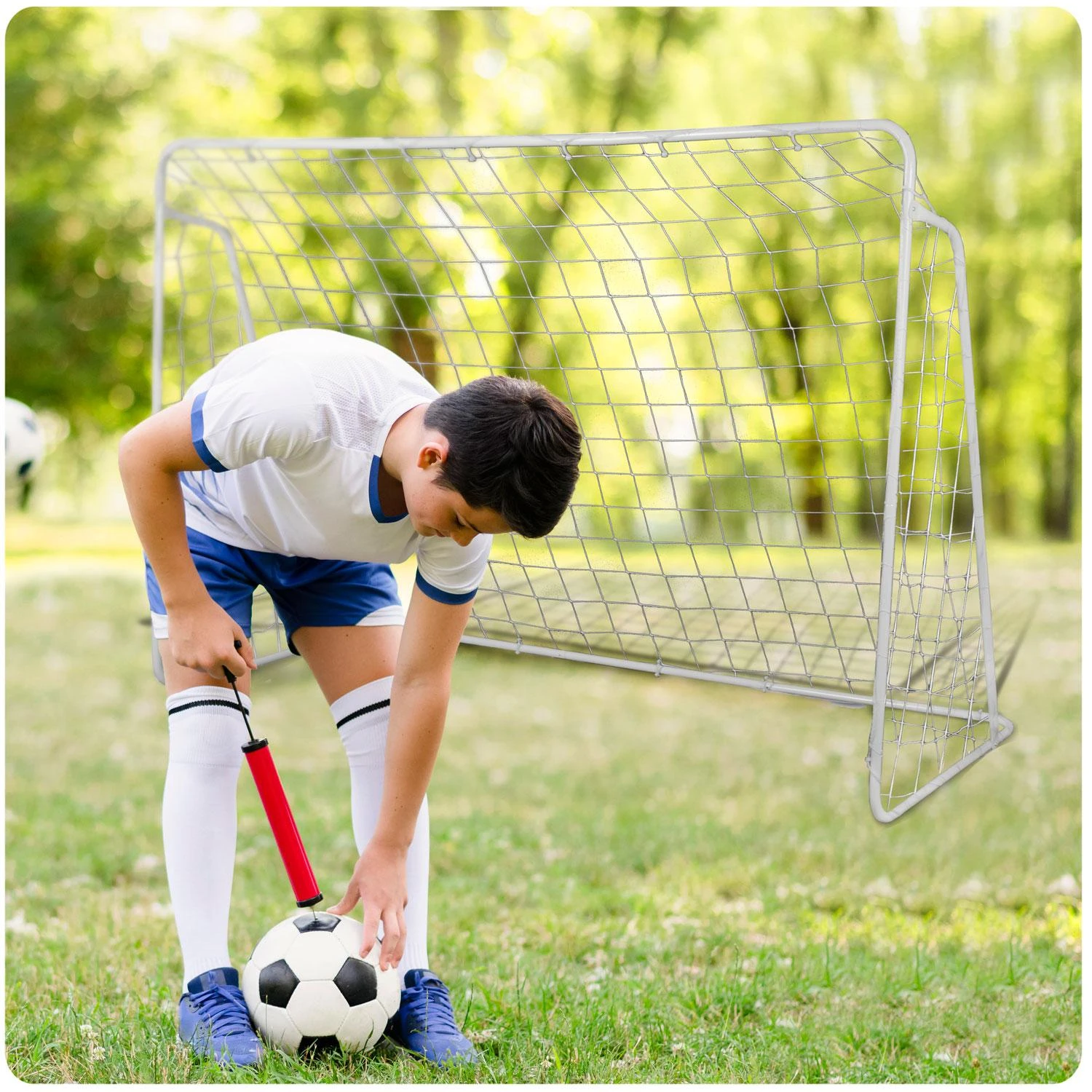 Futbolo vartai Neo sport, 215x153x76 cm