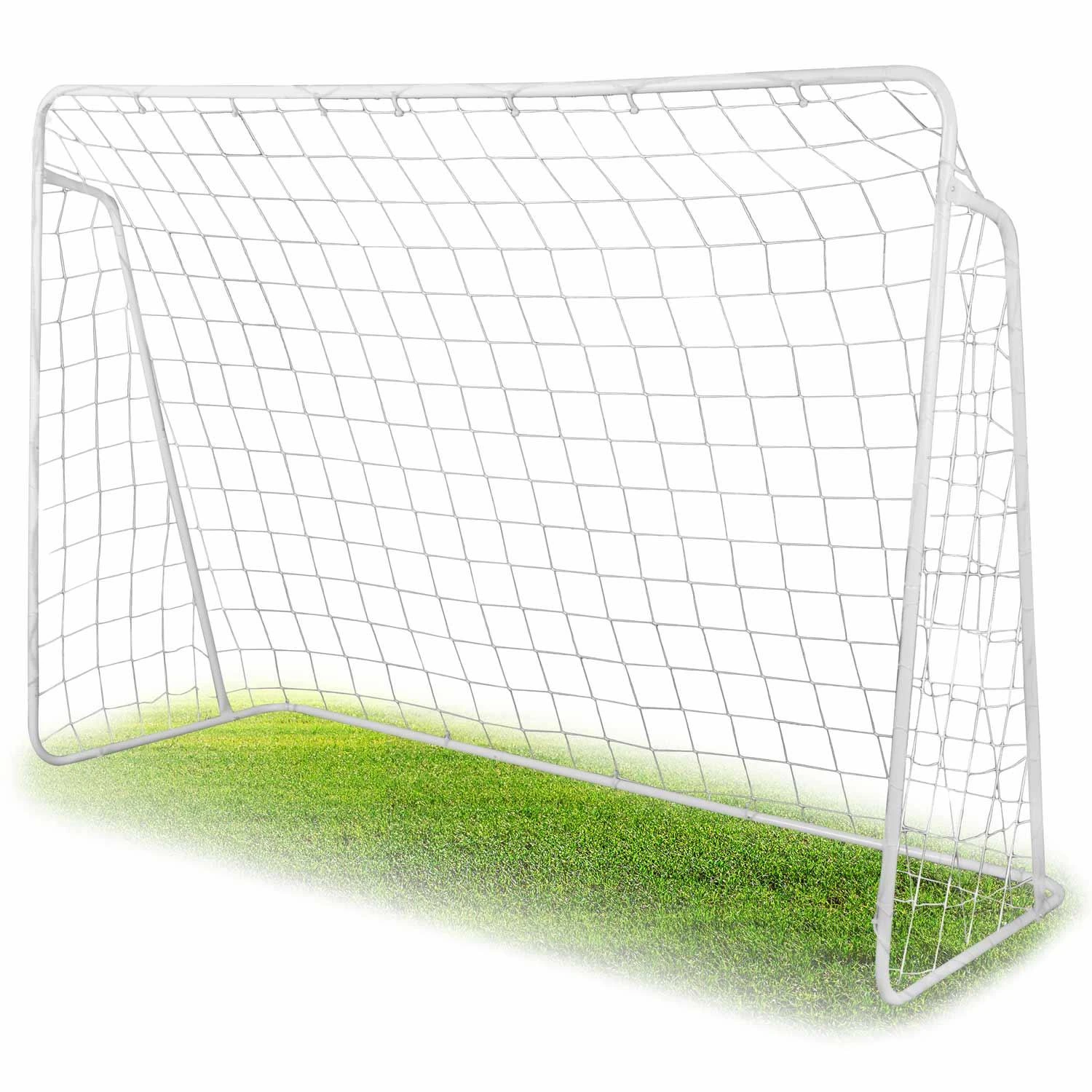 Neo-Sport Futbolo vartai 245 x 155 x 80 cm su taikiklio kilimėliu