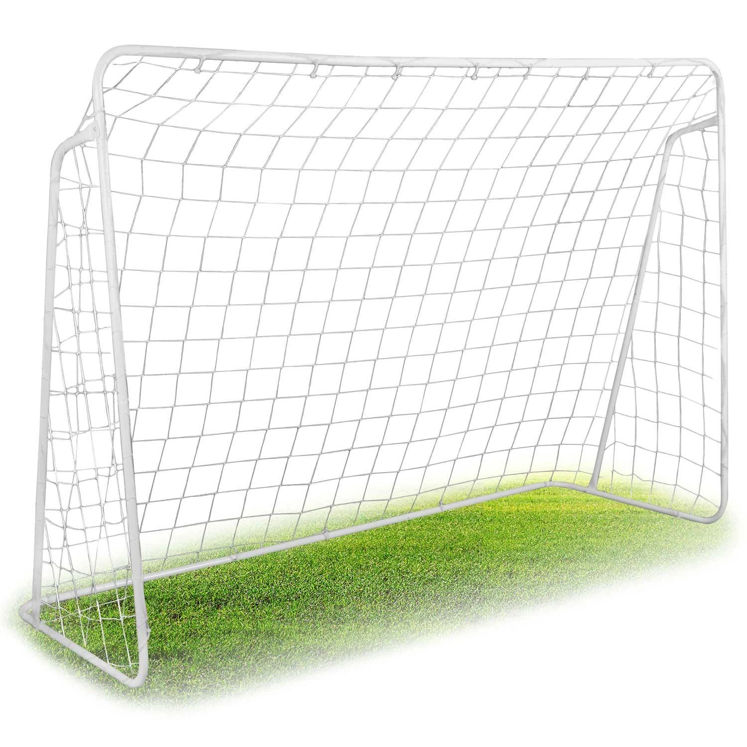 Neo-Sport Futbolo vartai 245 x 155 x 80 cm su taikiklio kilimėliu