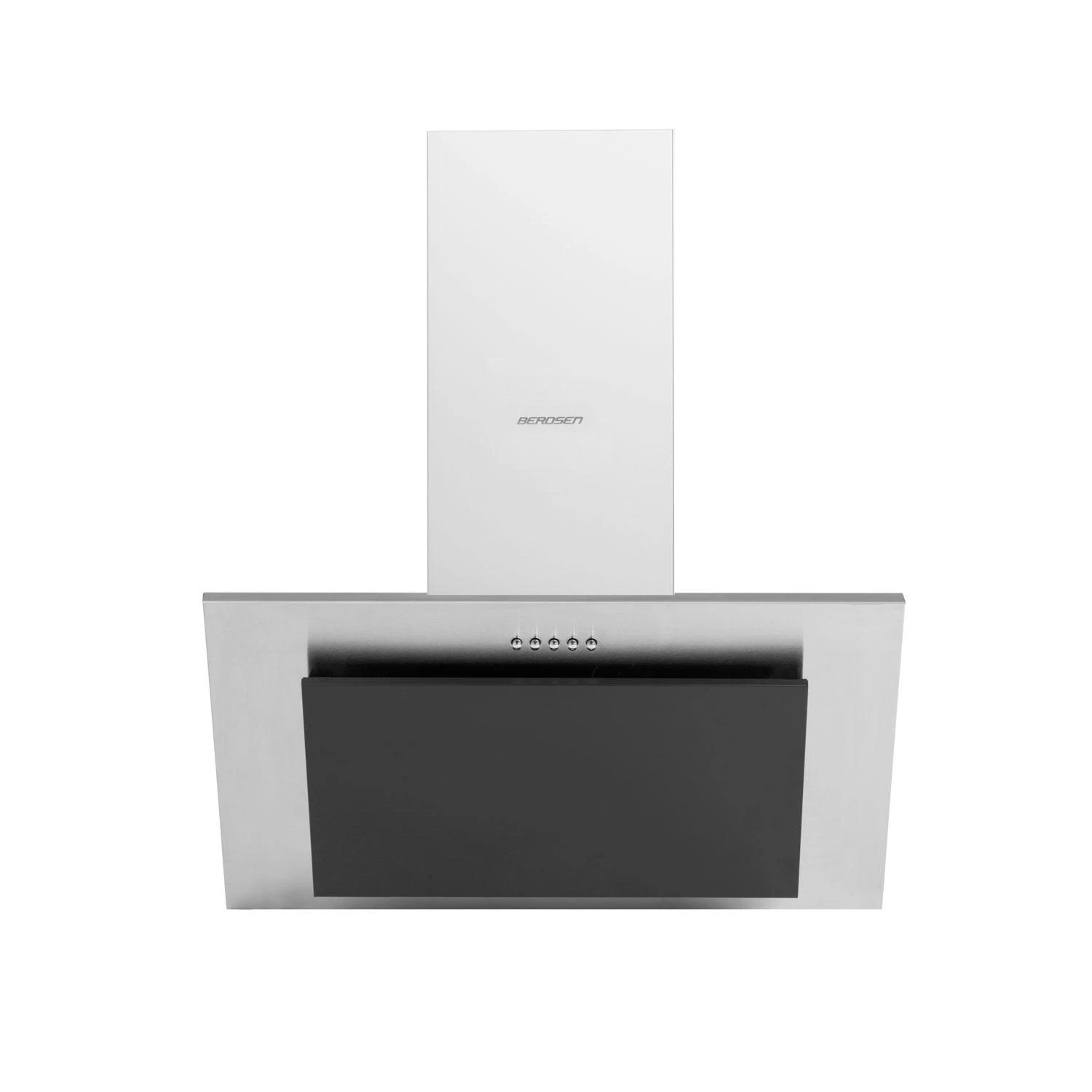 Berdsen Juodas 60 cm kamininis gartraukis Inox BT-209