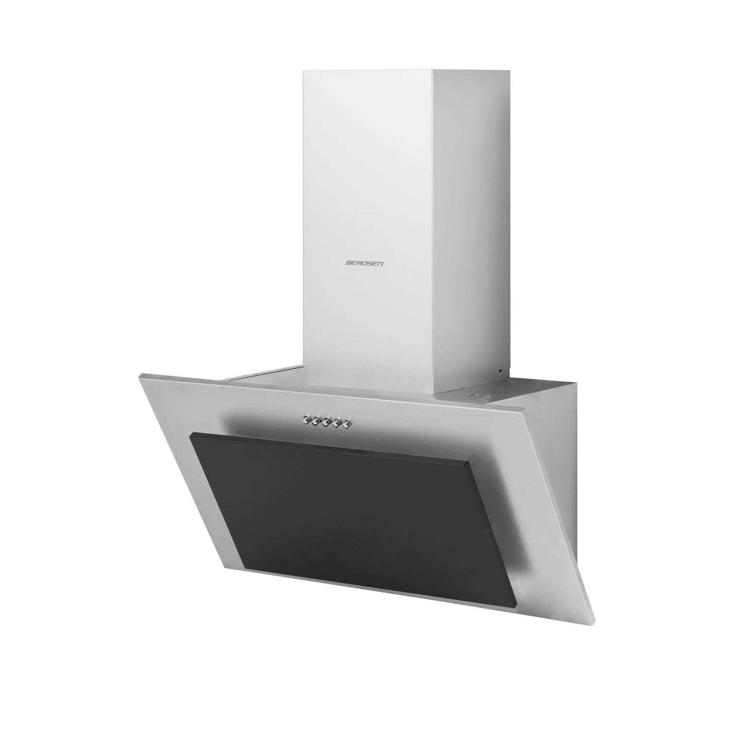 Berdsen Juodas 60 cm kamininis gartraukis Inox BT-209