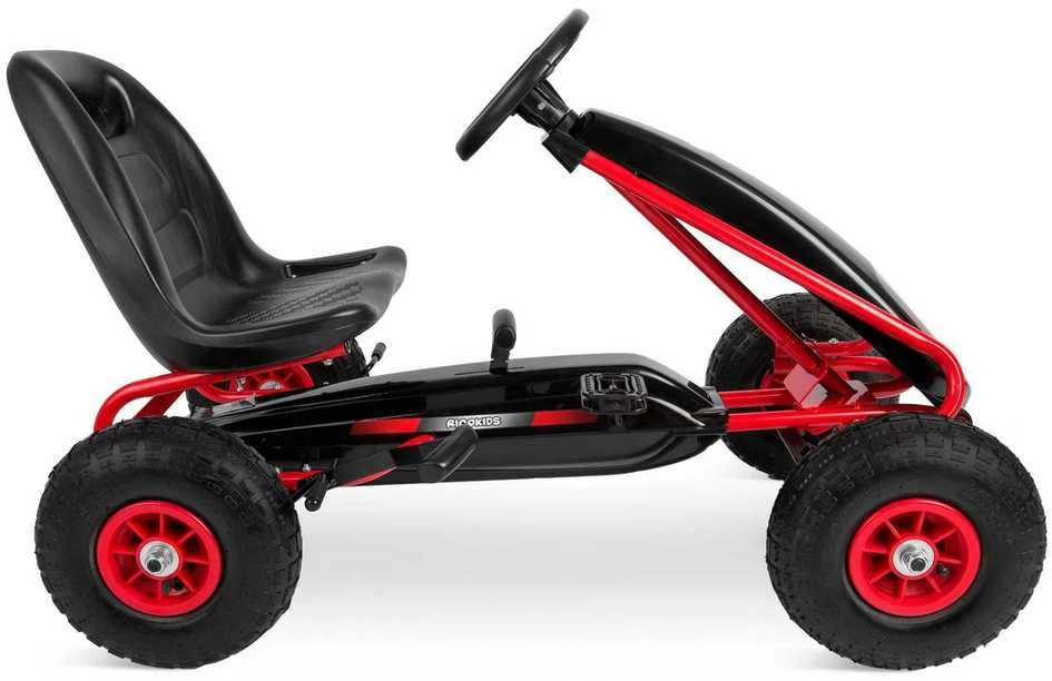 Vaikiškas pedalinis gokartas RK-590 raudonas