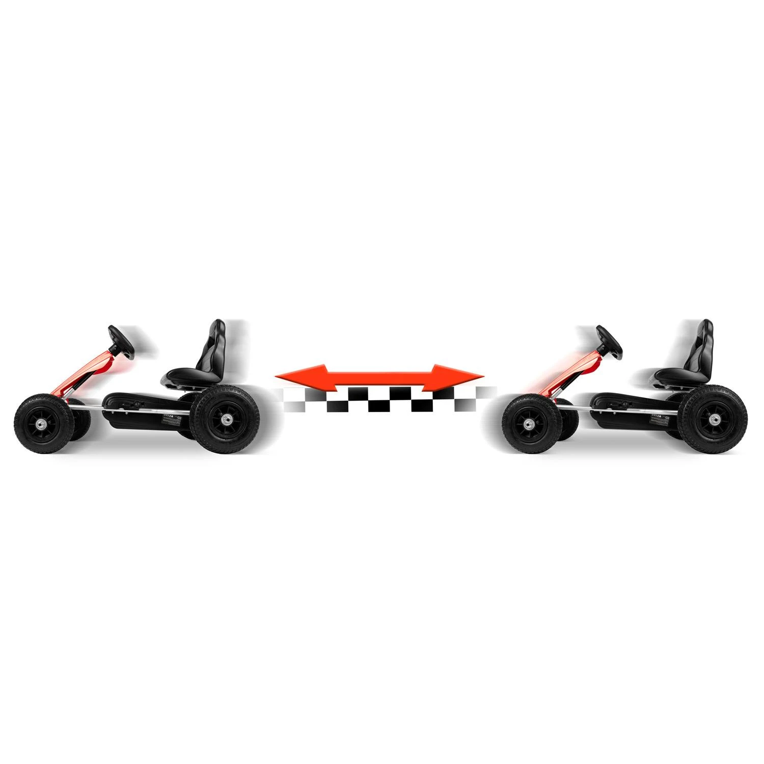 Vaikiškas pedalais minamas kartingas, Ricokids