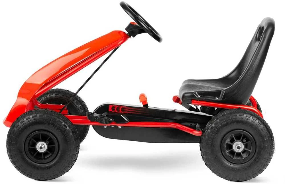 Vaikiškas pedalinis gokartas RK-593 raudonas