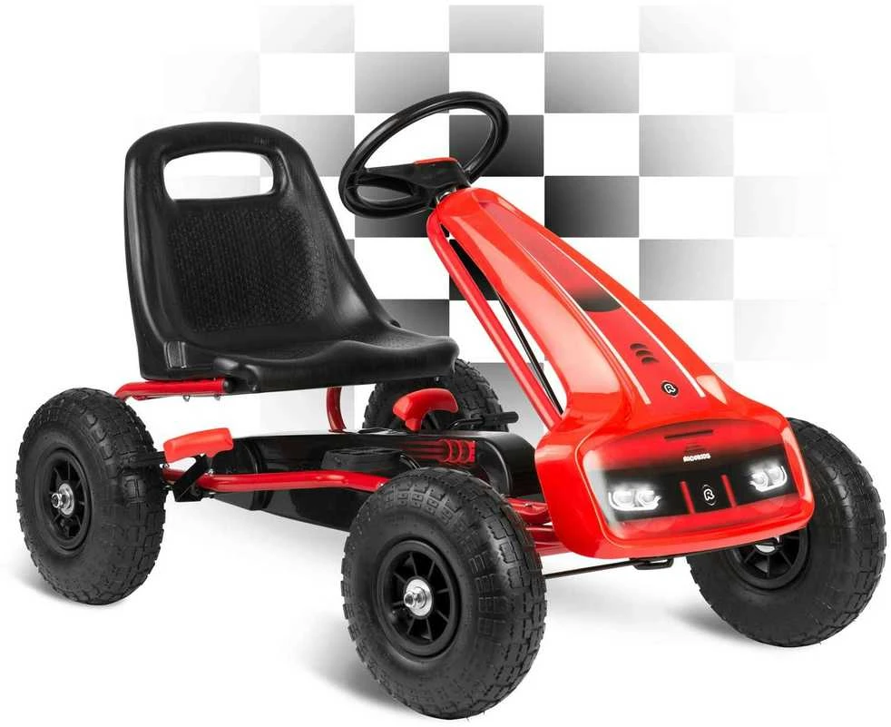 Vaikiškas pedalinis gokartas RK-593 raudonas