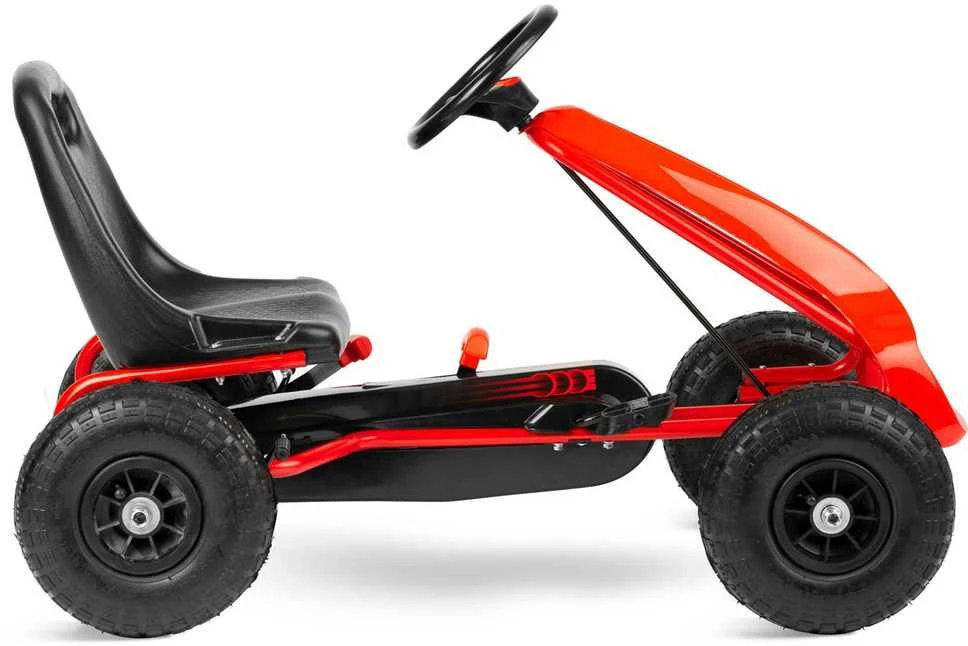 Vaikiškas pedalinis gokartas RK-593 raudonas