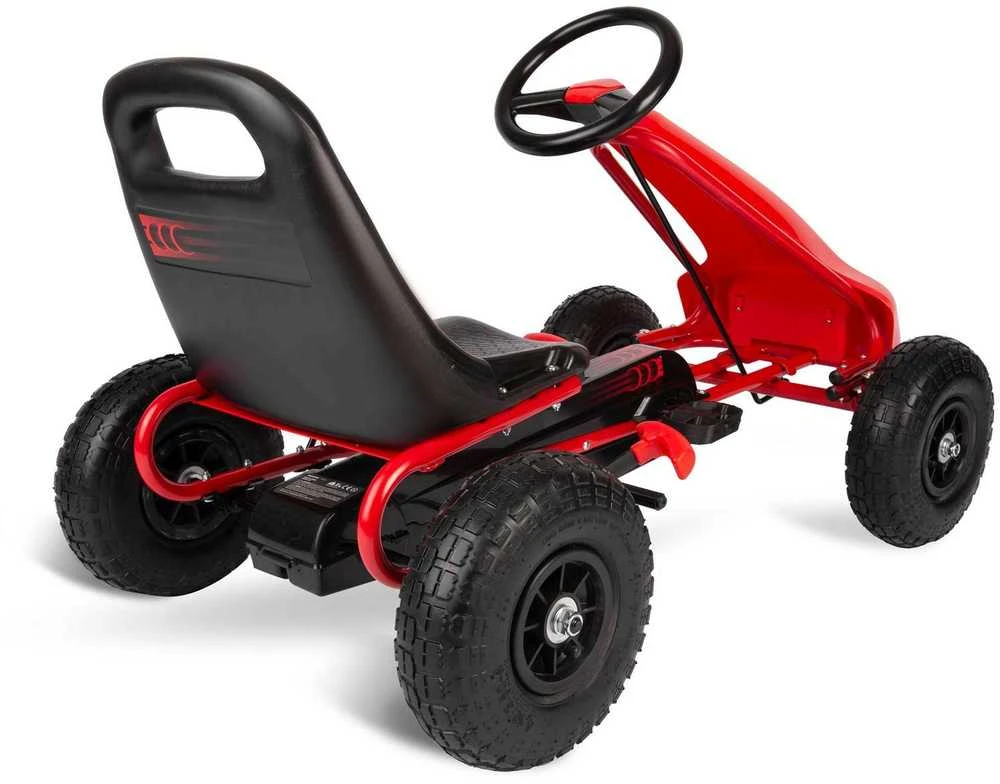 Vaikiškas pedalinis gokartas RK-593 raudonas