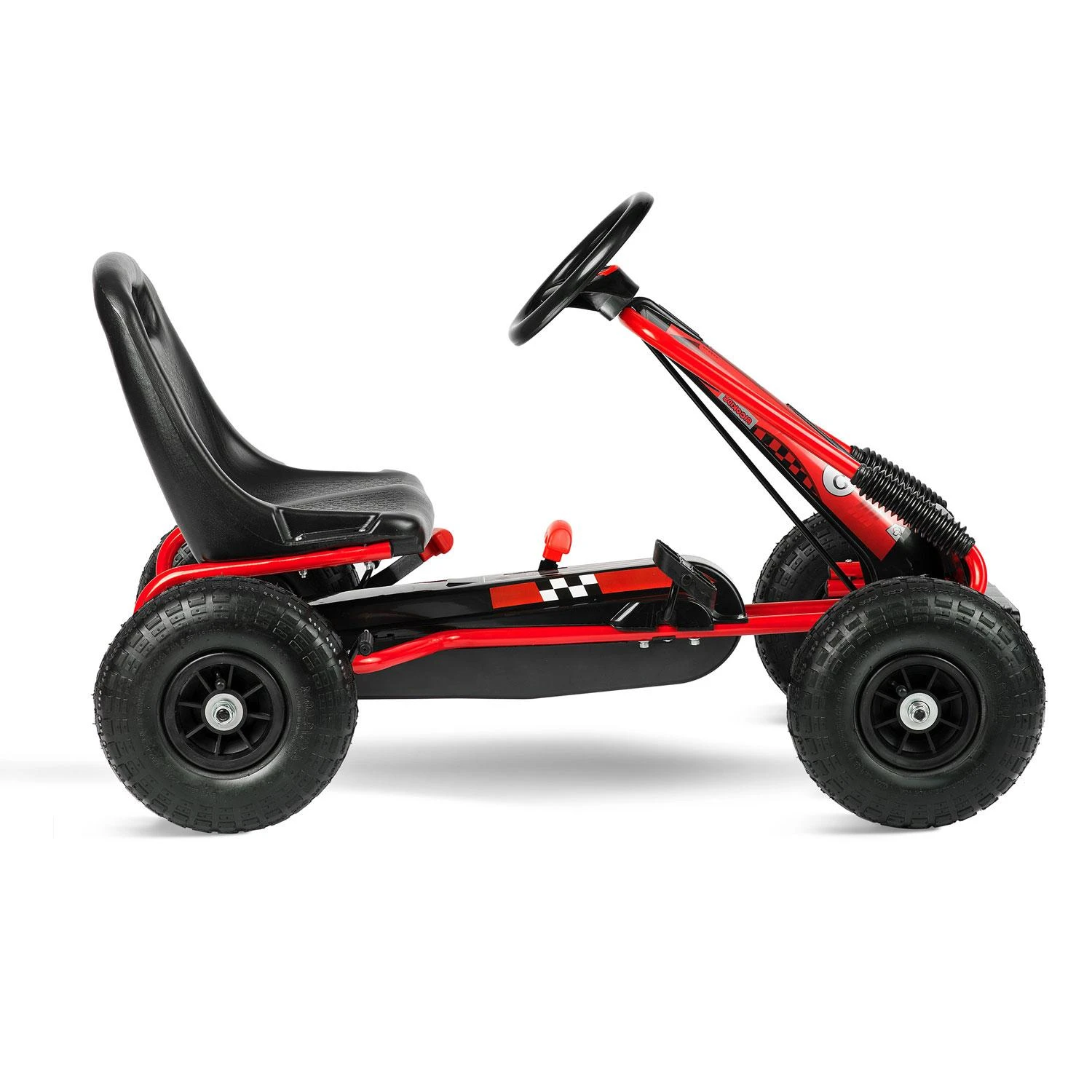 Ricokids Vaikiškas pedalinis gokartas RK-594 raudonas