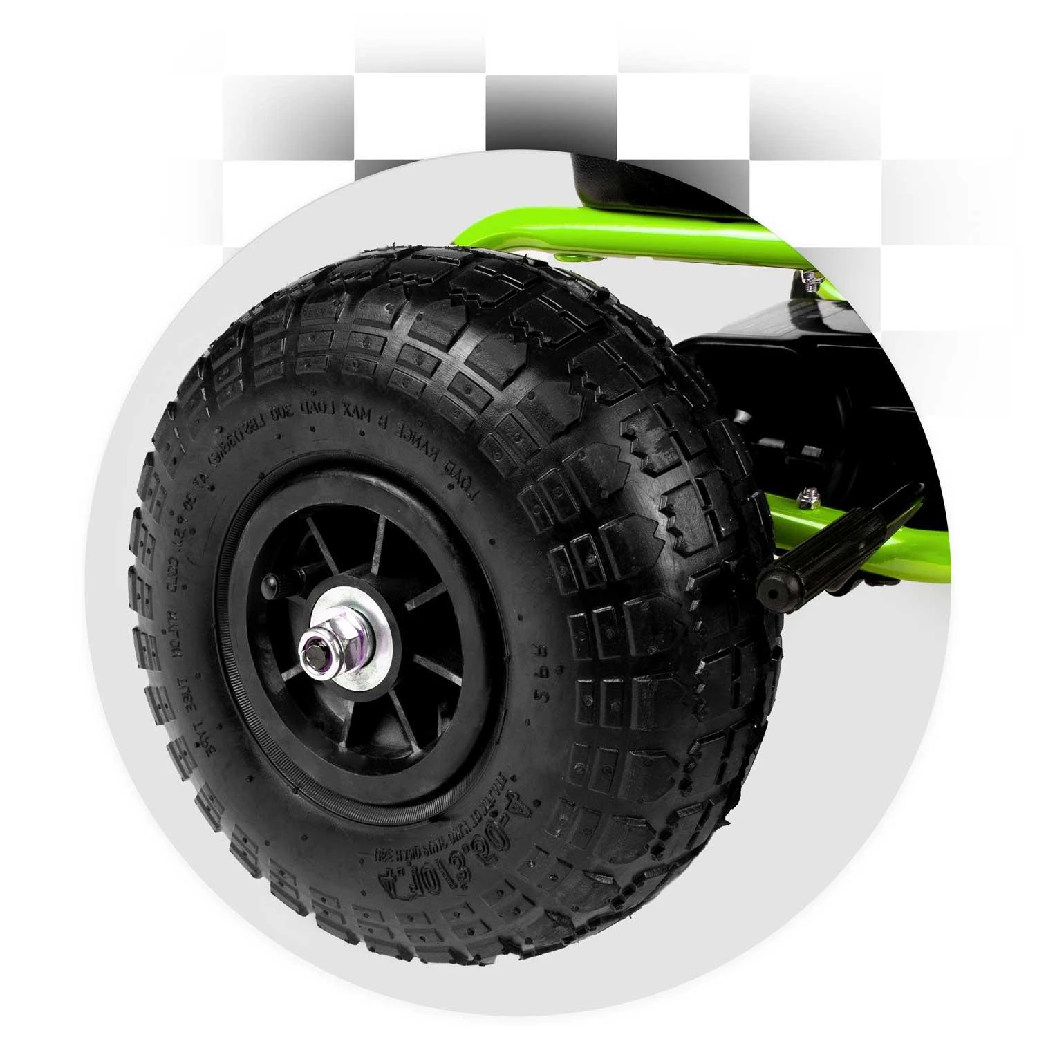Ricokids Vaikiškas pedalinis gokartas RK-594 žalias