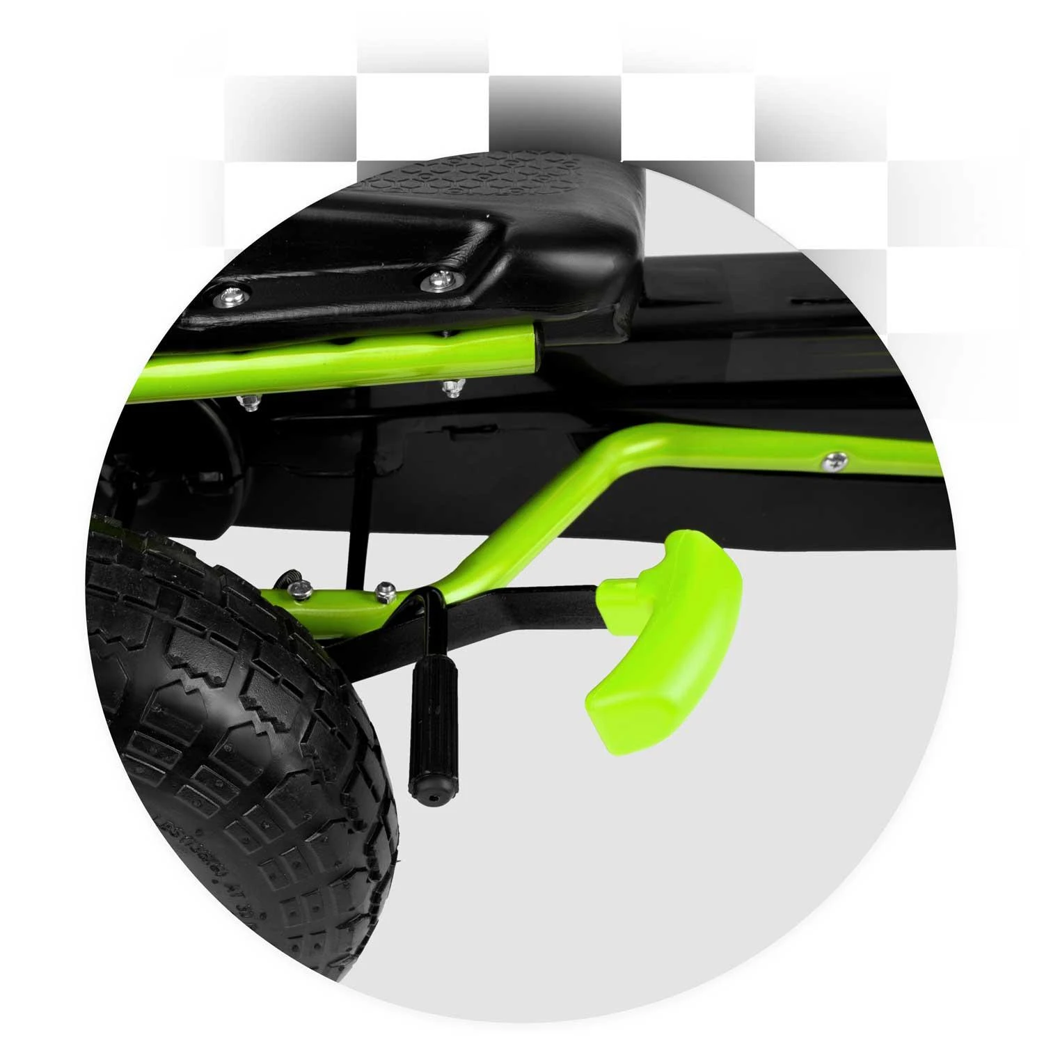 Ricokids Vaikiškas pedalinis gokartas RK-594 žalias