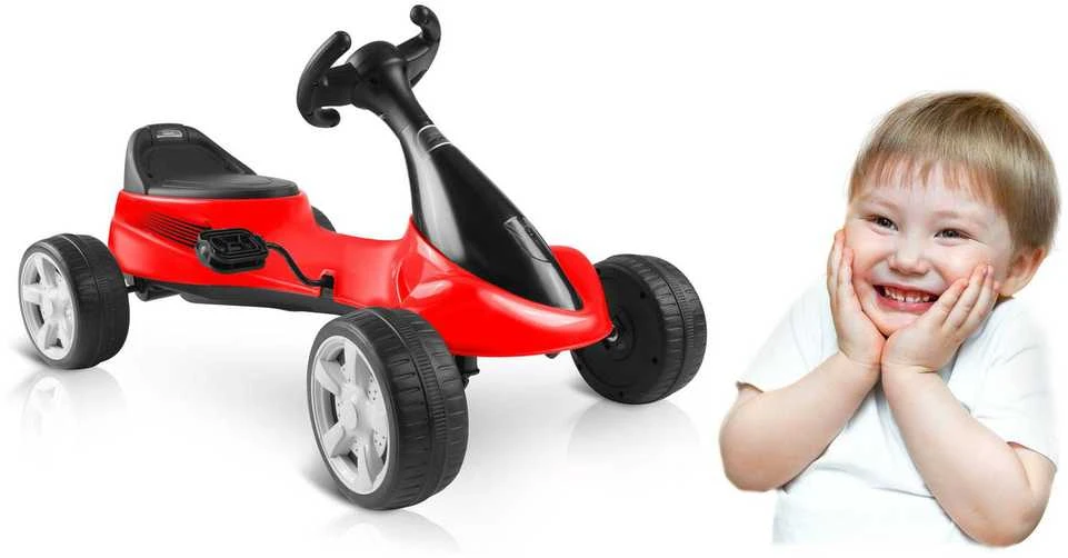 Vaikiškas pedalais minamas kartingas, Ricokids