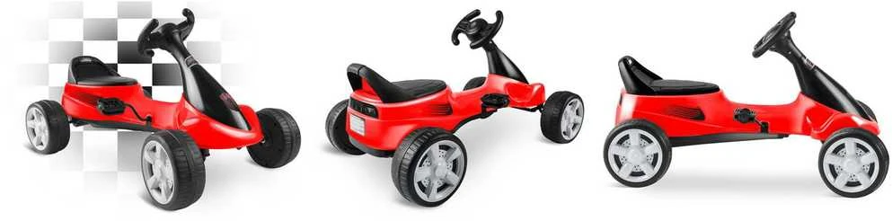 Vaikiškas pedalais minamas kartingas, Ricokids