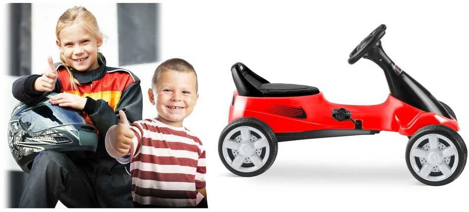 Vaikiškas pedalais minamas kartingas, Ricokids