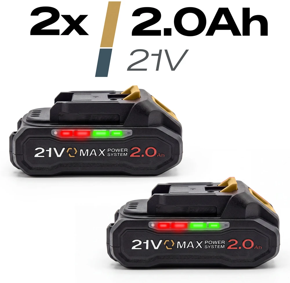 Akumuliatorinis grandininis pjūklas 2x2,0 Ah PRO 10" 8" Humberg HM-437