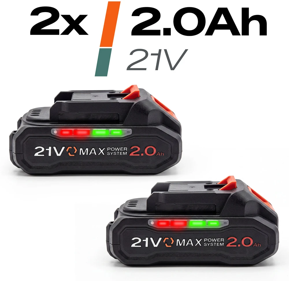 Akumuliatorinis grandininis pjūklas 2x2,0 Ah PRO 10" 8" Humberg HM-437