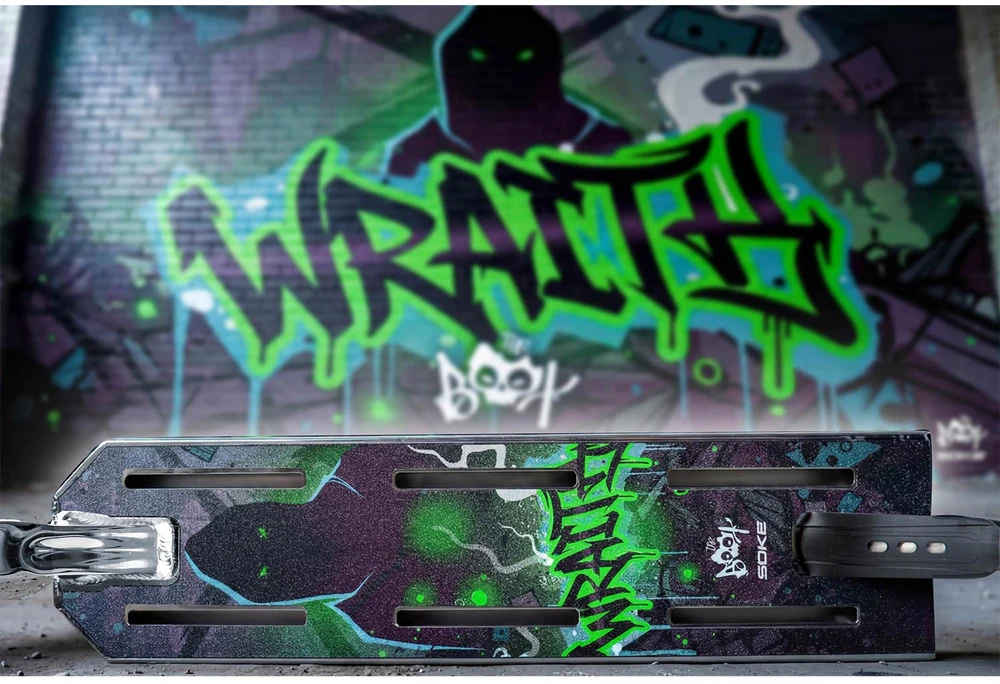 Šlifavimo juosta ekstremalaus važiavimo paspirtukui Soke Griptape 52x13cm Wraith