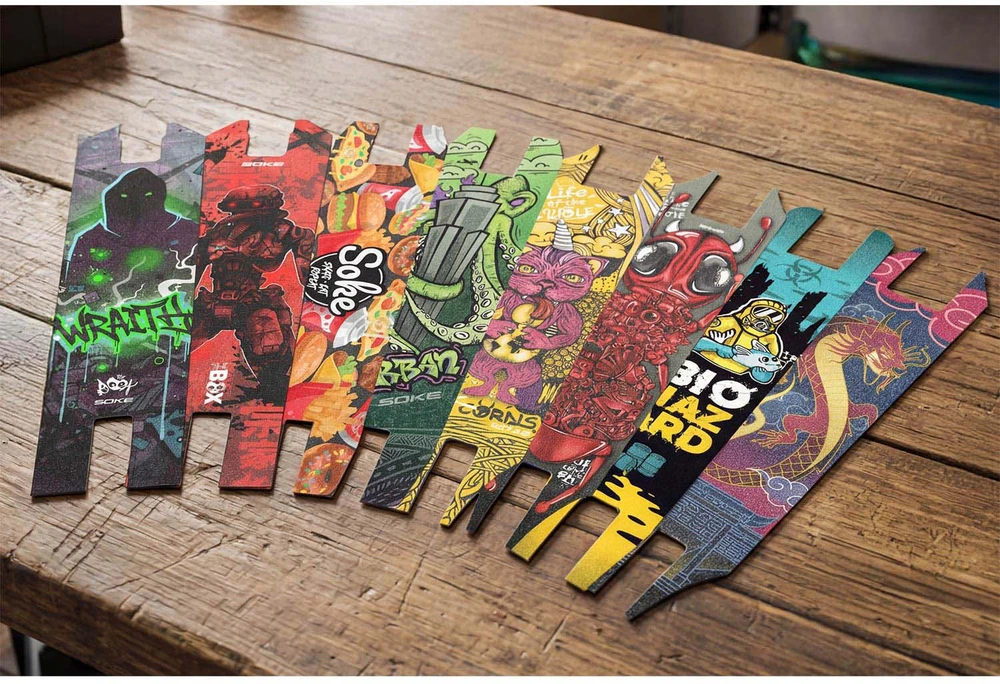 Šlifavimo juosta ekstremalaus važiavimo paspirtukui Soke Griptape 52x13cm Wraith
