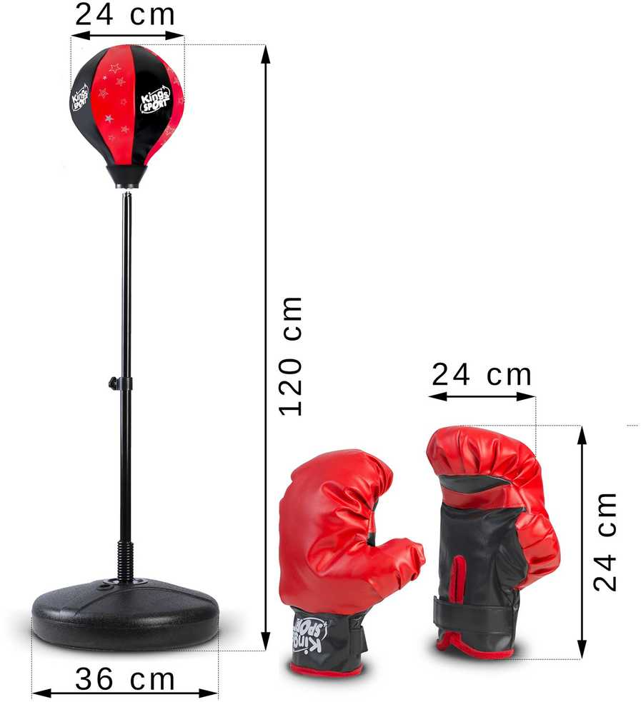 „Ricokids 772800“ bokso kamuoliukas ant stovo