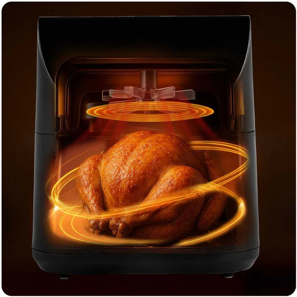 Belaidė juoda gruzdintuvė Berdsen BD-660 Air Fryer