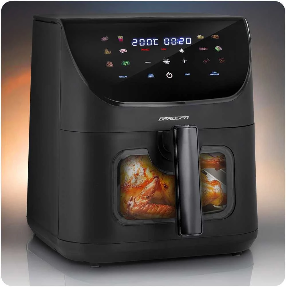 Belaidė juoda gruzdintuvė Berdsen BD-660 Air Fryer
