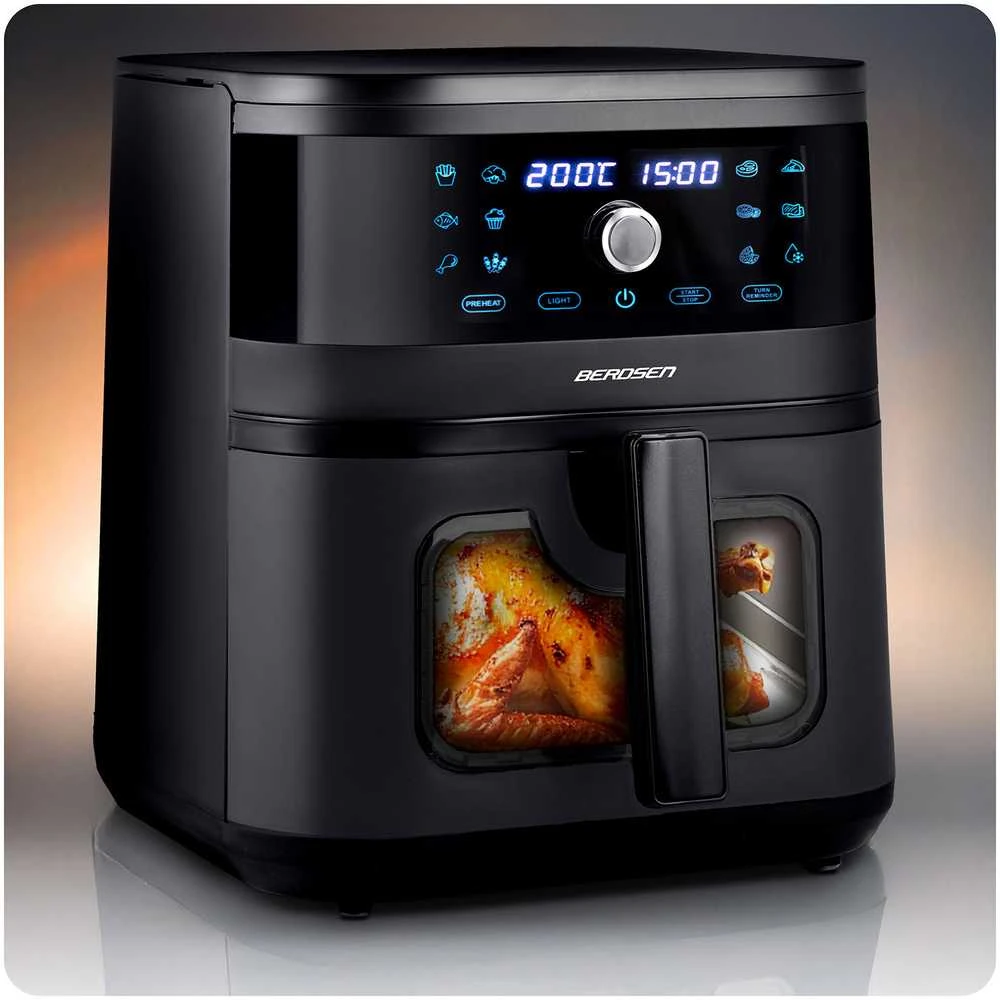 Belaidė juoda gruzdintuvė Berdsen BD-661 Air Fryer