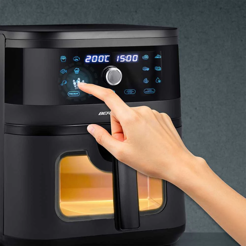 Belaidė juoda gruzdintuvė Berdsen BD-661 Air Fryer