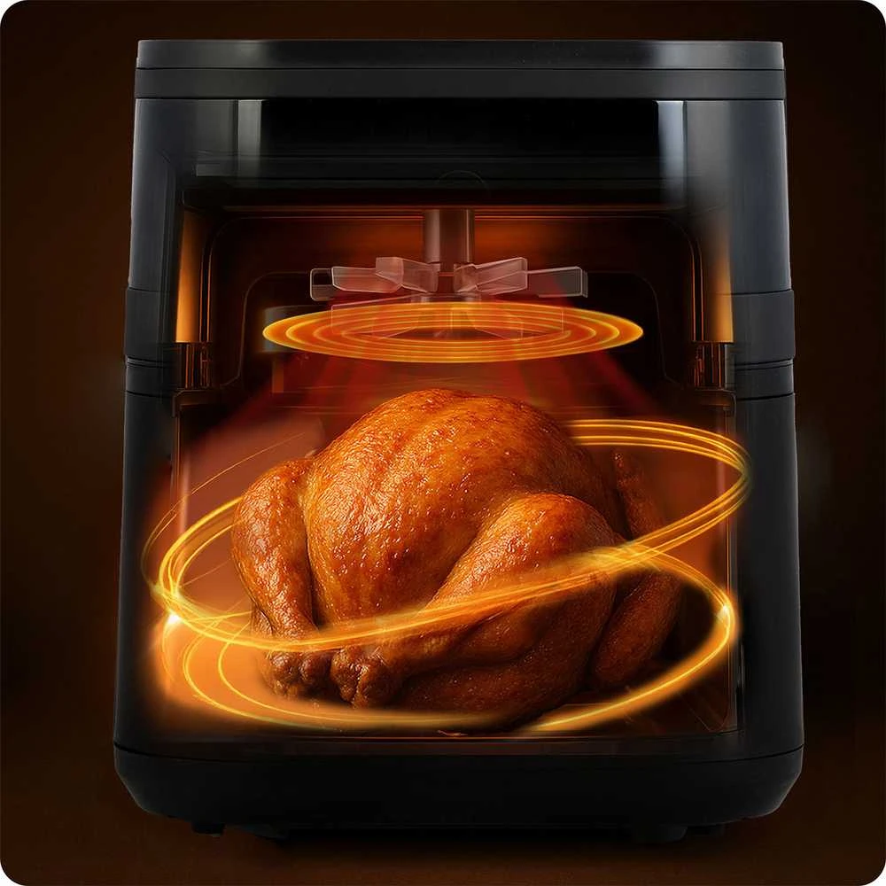 Belaidė juoda gruzdintuvė Berdsen BD-661 Air Fryer
