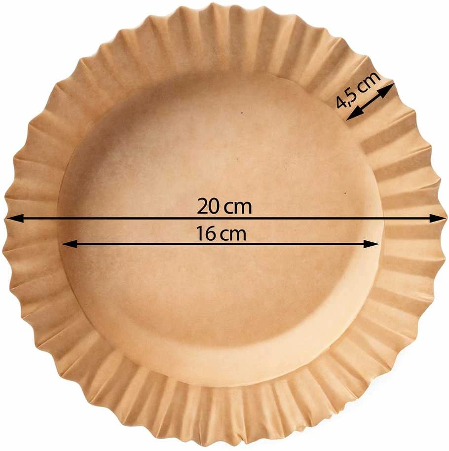 Keptuvės kepimo popierius 20 cm Berdsen - 50 vnt