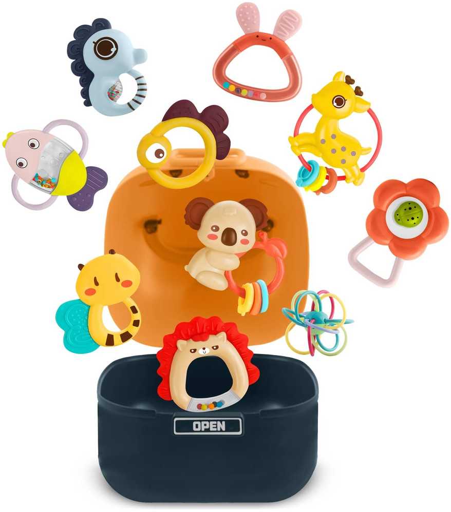 Nukido Barškučiai dėžutėje RK-738 Ricokids - 10 vnt.