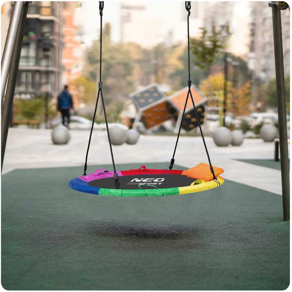 Neo-Sport Swingo XXL Vaikiškos sūpynės, įvairiaspalvės, 95 cm