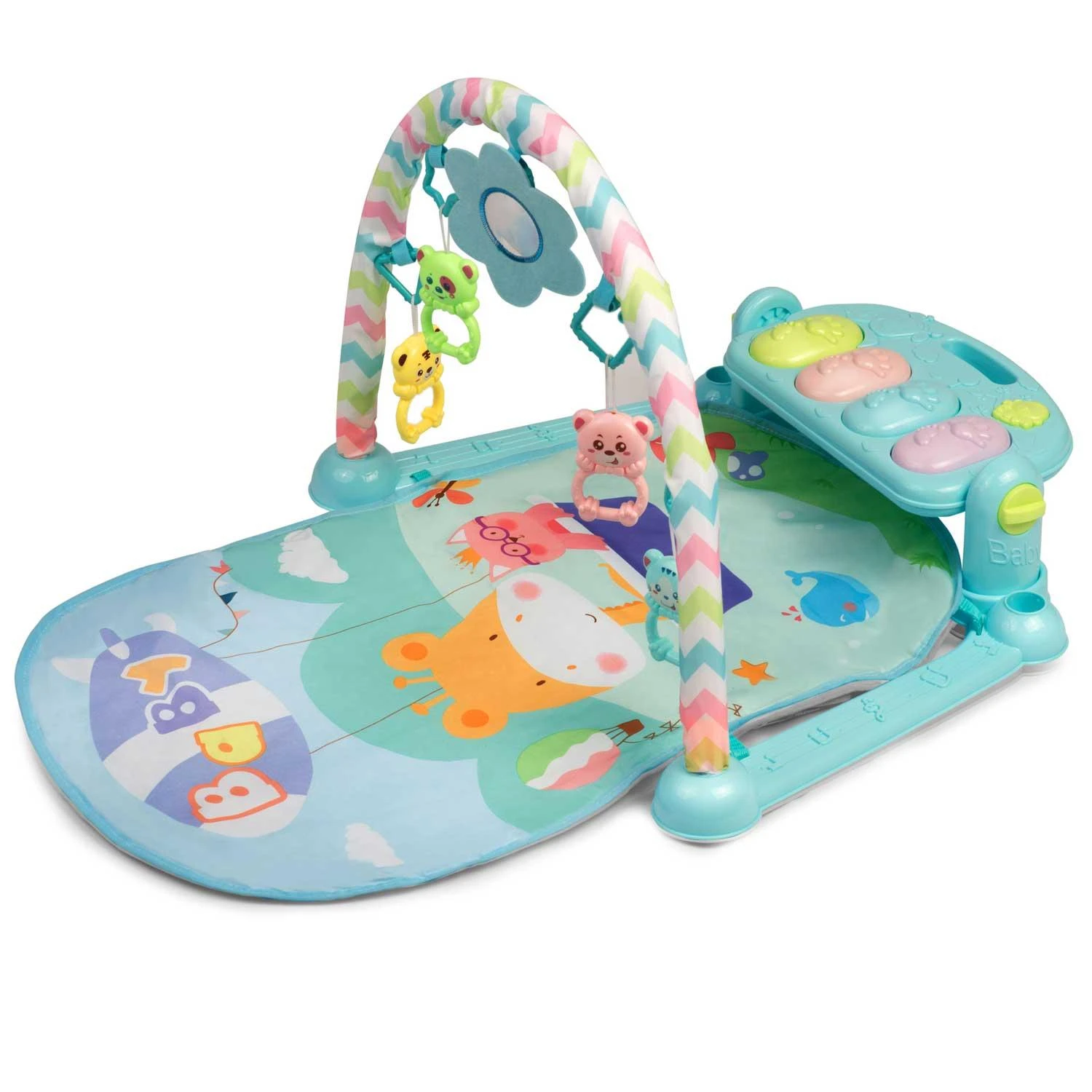 Interaktyvus edukacinis kilimėlis „Ricokids“ su pianinu – 7314