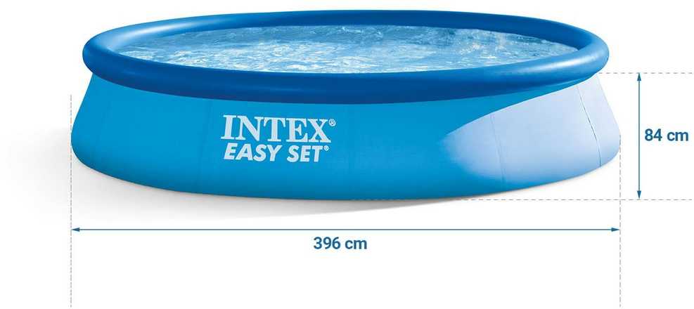 Sodo išplėtimo baseinas 396 x 84 cm INTEX 28143 2in1