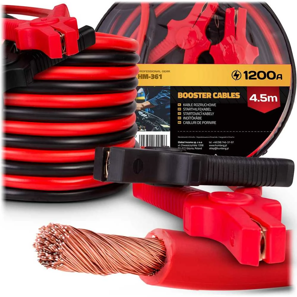 Užvedimo laidas 4,5 m 1200 A HM-361 Humberg