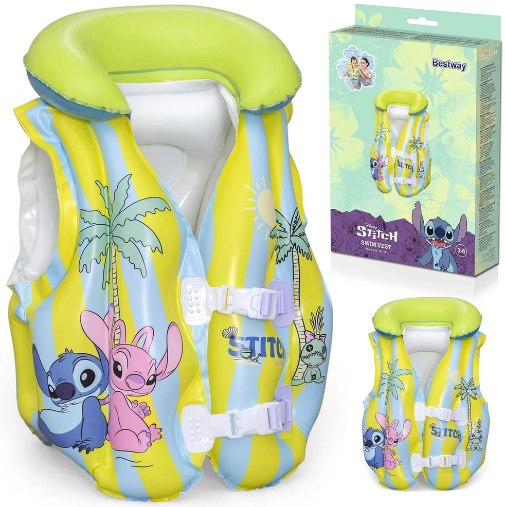 „Disney Stitch“ vaikiška maudymosi liemenė Bestway 9104R