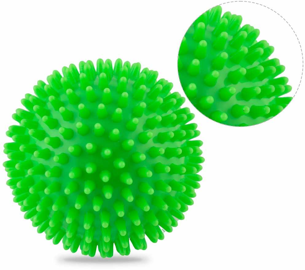Neo-Sport Nukido Masažo ir fitneso kamuolys 9 cm NS-957 žalias
