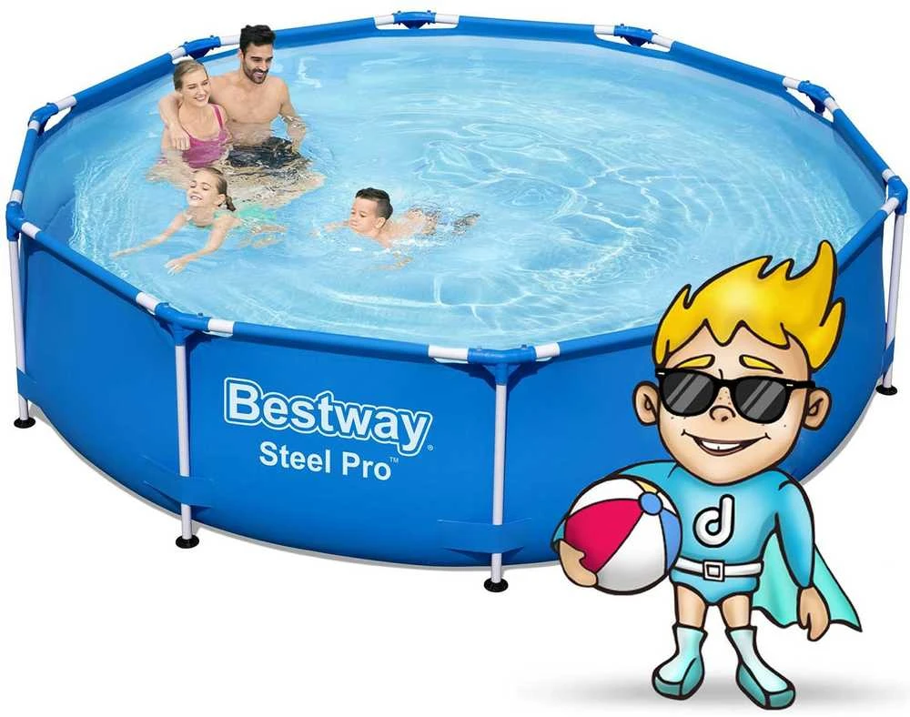 Bestway karkasinis baseinas su šeima