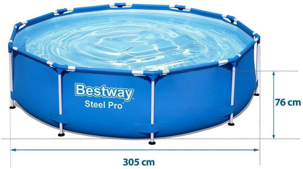Bestway Steel Pro Baseinas, 305x76cm