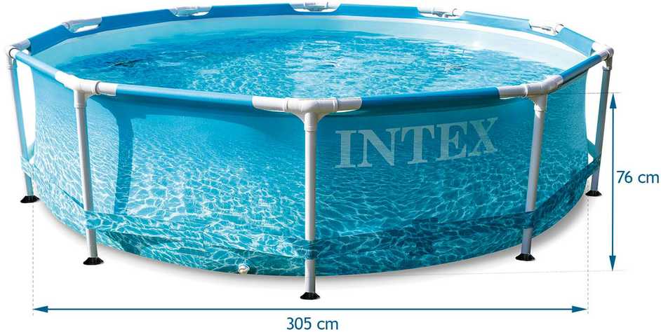 Intex 28208 305x76 cm 16in1 rėminis baseinas