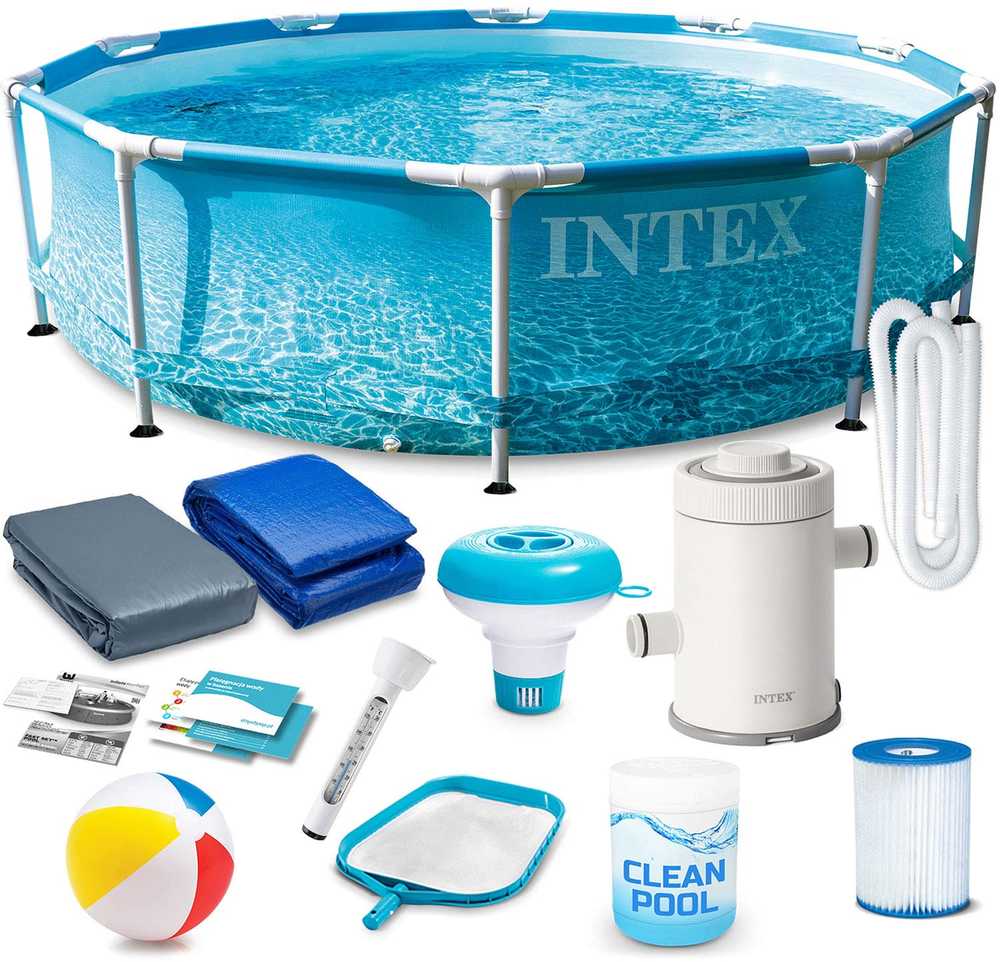 Intex 28208 305x76 cm 16in1 rėminis baseinas