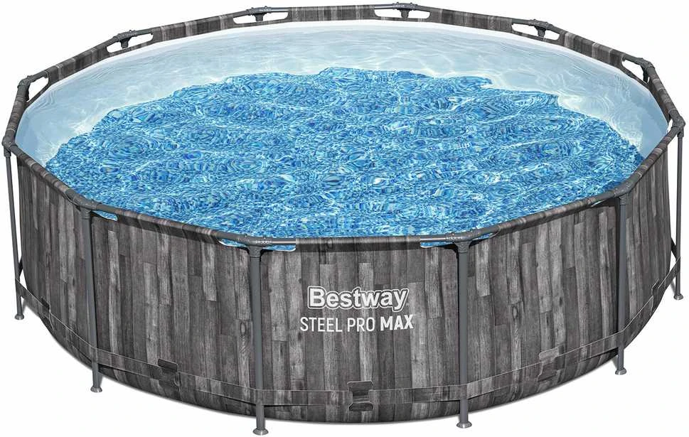 Rėminis baseinas 12FT 366x100 cm Plieninis Pro Max BESTWAY