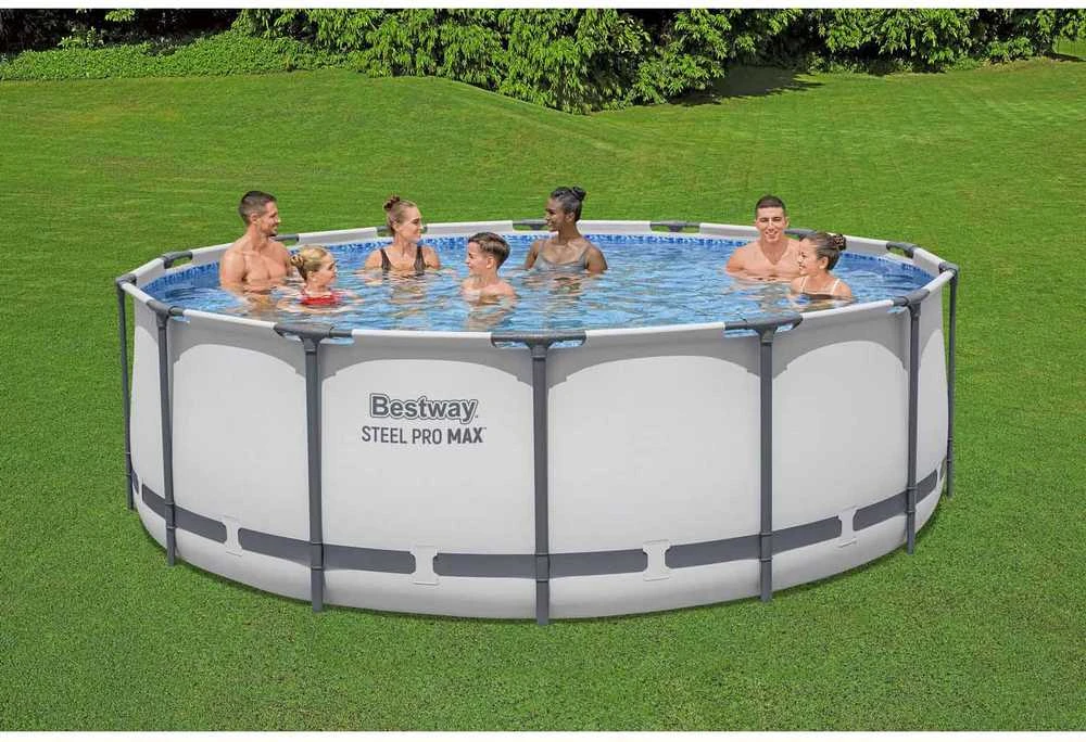 Rėminis baseinas 14 FT 427 x 122 cm STEEL PRO MAX BESTWAY